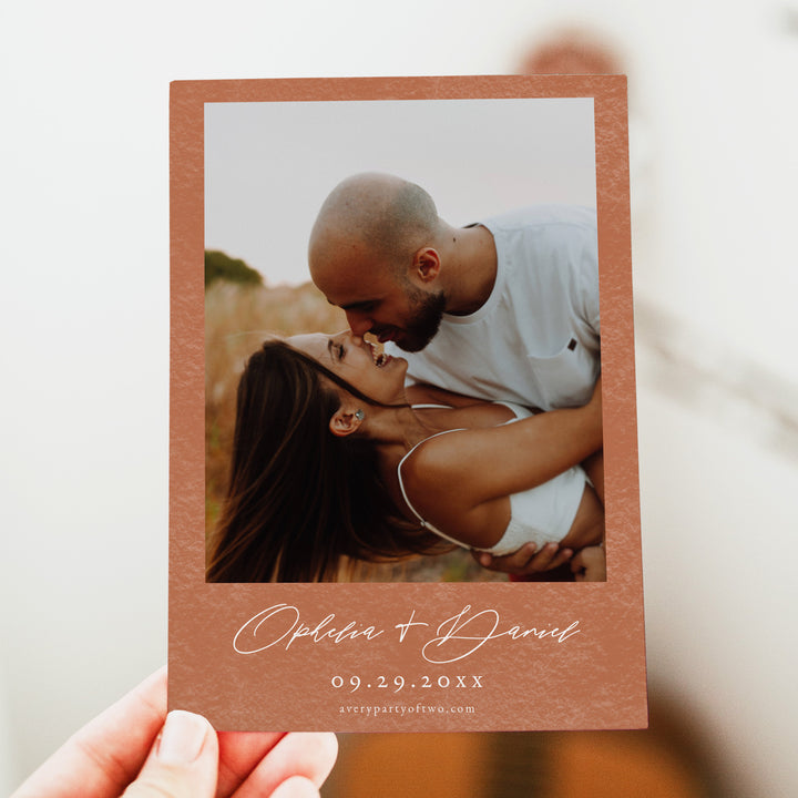 OPHELIA Southwestern Boho Wedding Invitation Suite with Photo
