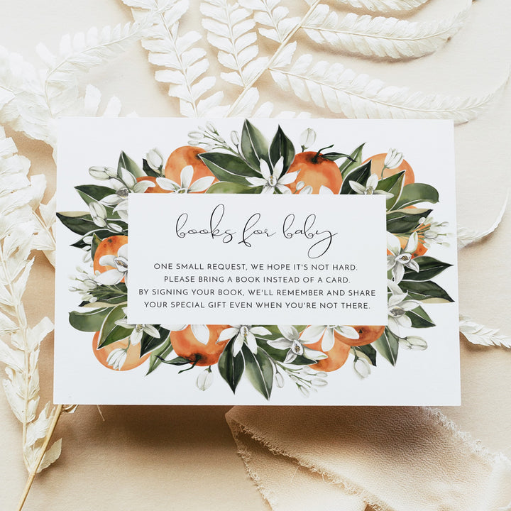 CALLIOPE Little Cutie On the Way Clementine Books for Baby Insert Card