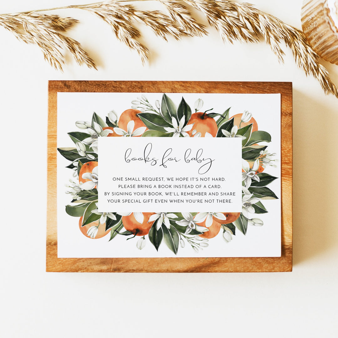 CALLIOPE Clementine Little Cutie On the Way Baby Shower Invitation Bundle