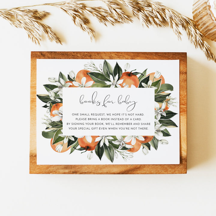 CALLIOPE Clementine Little Cutie On the Way Baby Shower Invitation Bundle