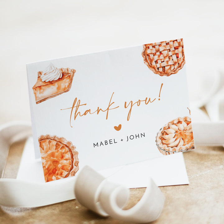 MABEL Cutie Pie On The Way Fall Baby Shower Invitation Suite