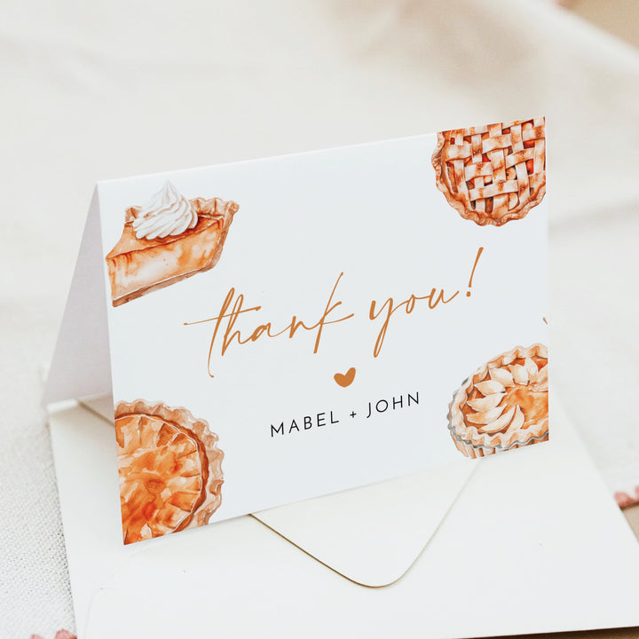 MABEL Little Cutie Pie Personalized Thank You Cards
