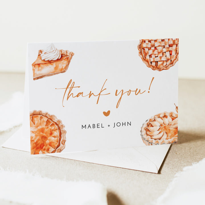 MABEL Little Cutie Pie Personalized Thank You Cards