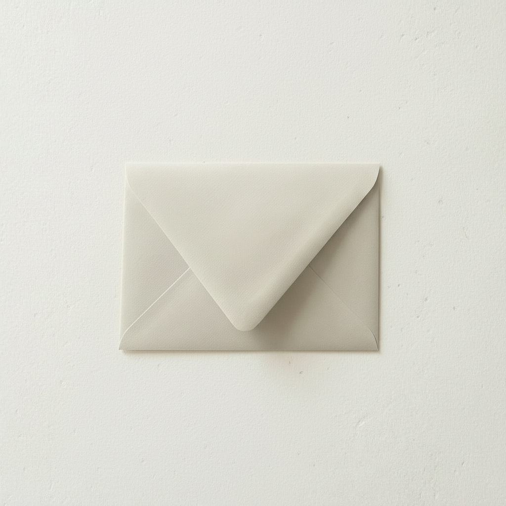 Neutral Oatmeal Sand Beige Euro Flap Envelopes