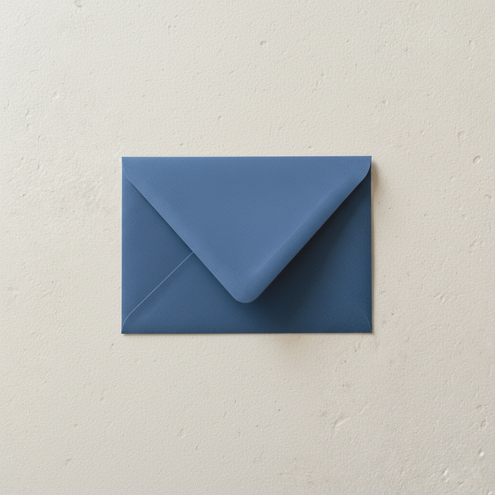 Midnight Sapphire Navy Blue Euro Flap Envelopes