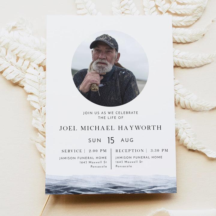 AXEL Ocean Memorial Service Announcement with Photo