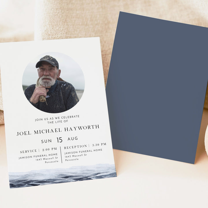 AXEL Ocean Memorial Service Announcement with Photo