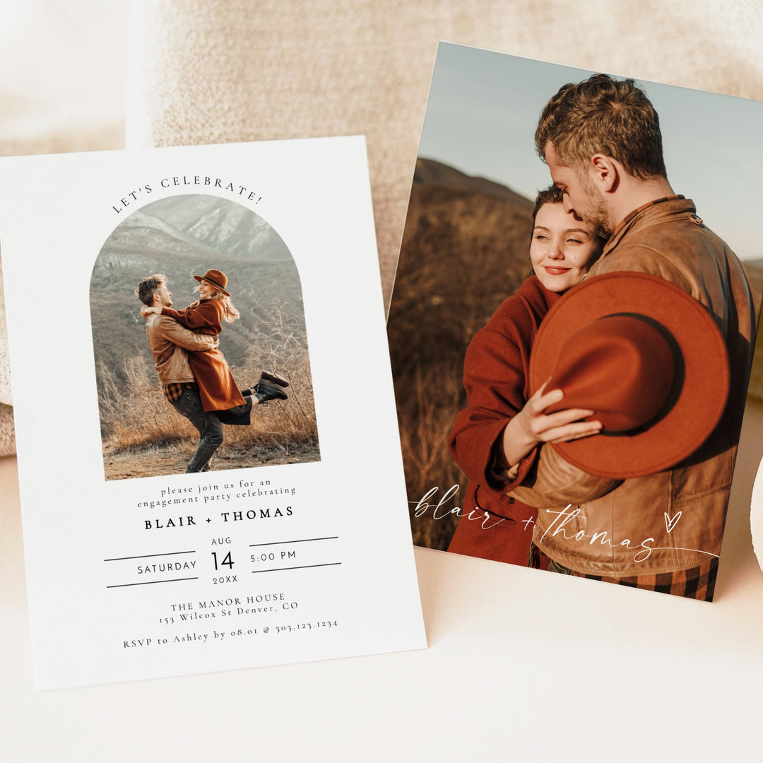 BLAIR Let's Celebrate Classic Engagement Party Invitation