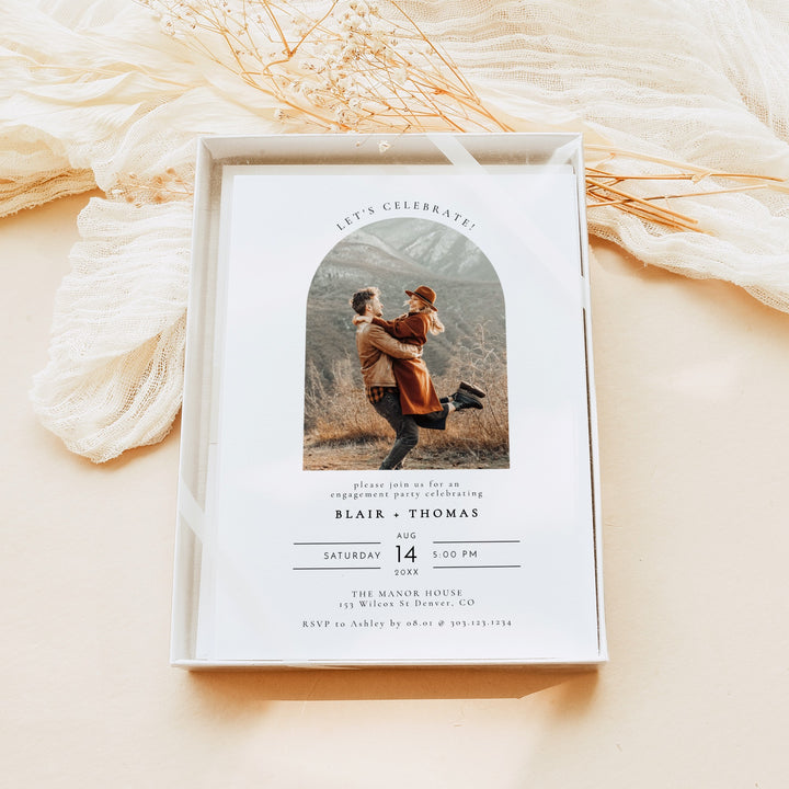 BLAIR Let's Celebrate Classic Engagement Party Invitation