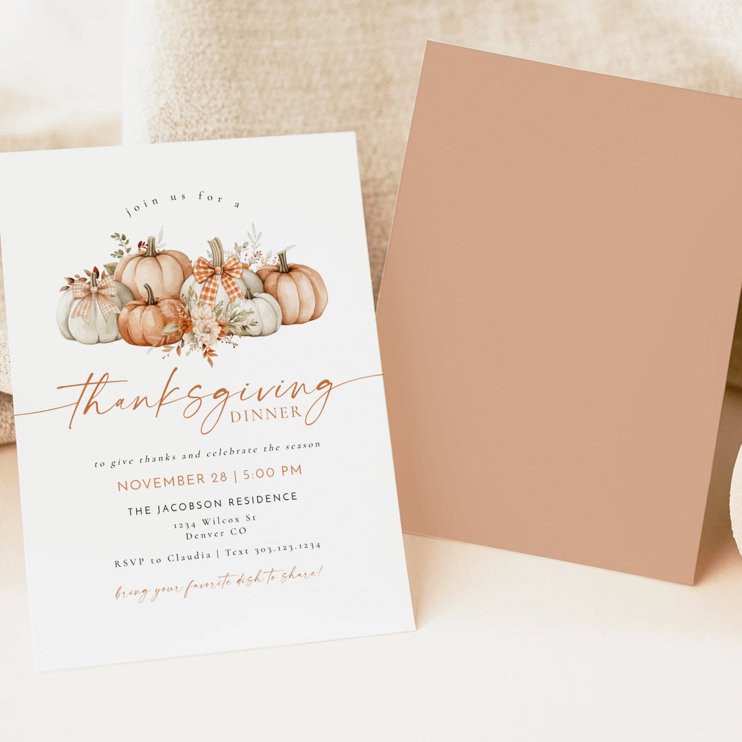 BLAIR Thanksgiving Dinner Invitation