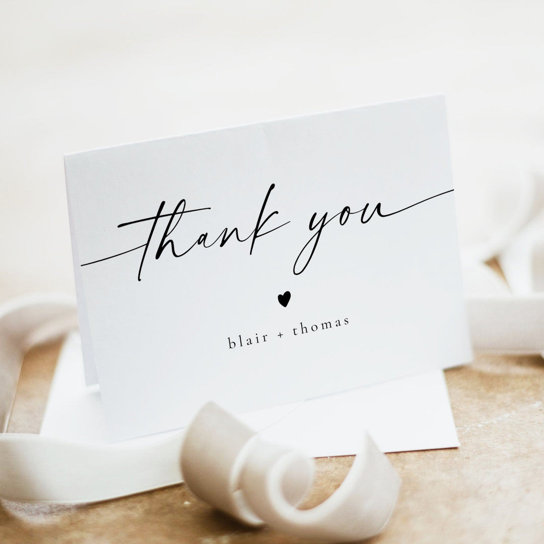 BLAIR Oh Baby Black & White Modern Minimalist Baby Shower Invitation Bundle