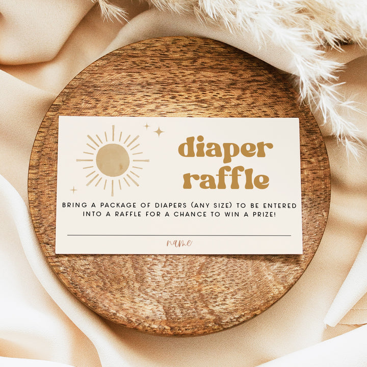 BODHI Here Comes the Son Retro Boho Baby Shower Invitation Suite