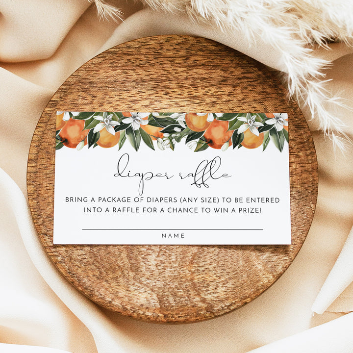 CALLIOPE Clementine Little Cutie On the Way Baby Shower Invitation Bundle