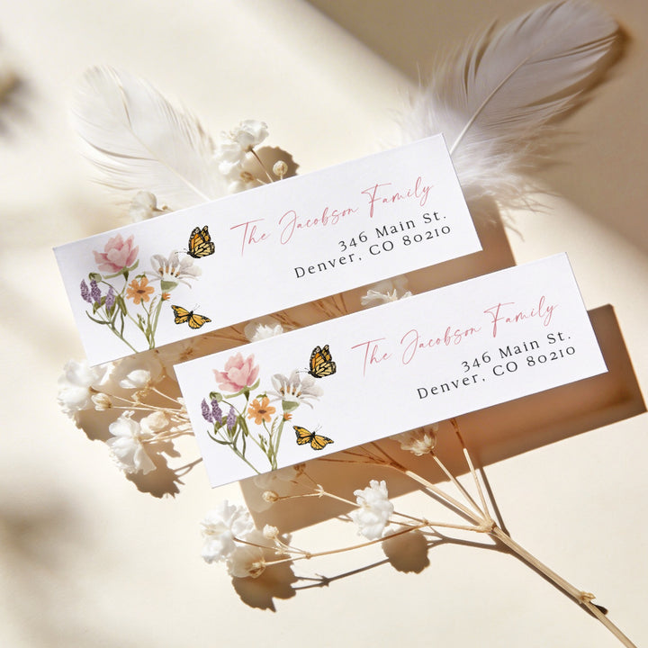 CAMILLA Wildflower Elegant Return Address Label