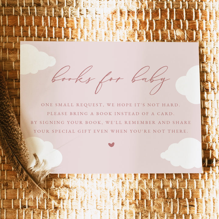 CAPRICE On Cloud Nine Baby Pink Books for Baby Insert Card