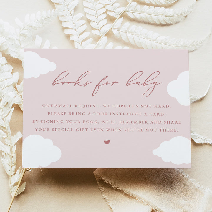 CAPRICE On Cloud Nine Baby Pink Books for Baby Insert Card