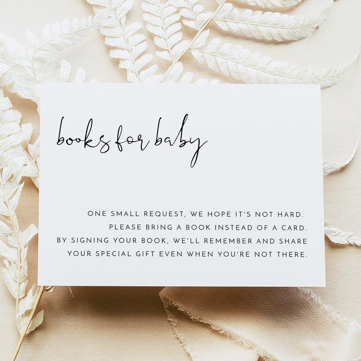ADELLA Oh Baby Black & White Modern Minimalist Baby Shower Invitation Bundle