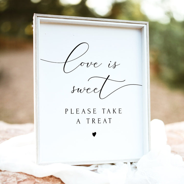 ASHER Love is Sweet Treat Sign