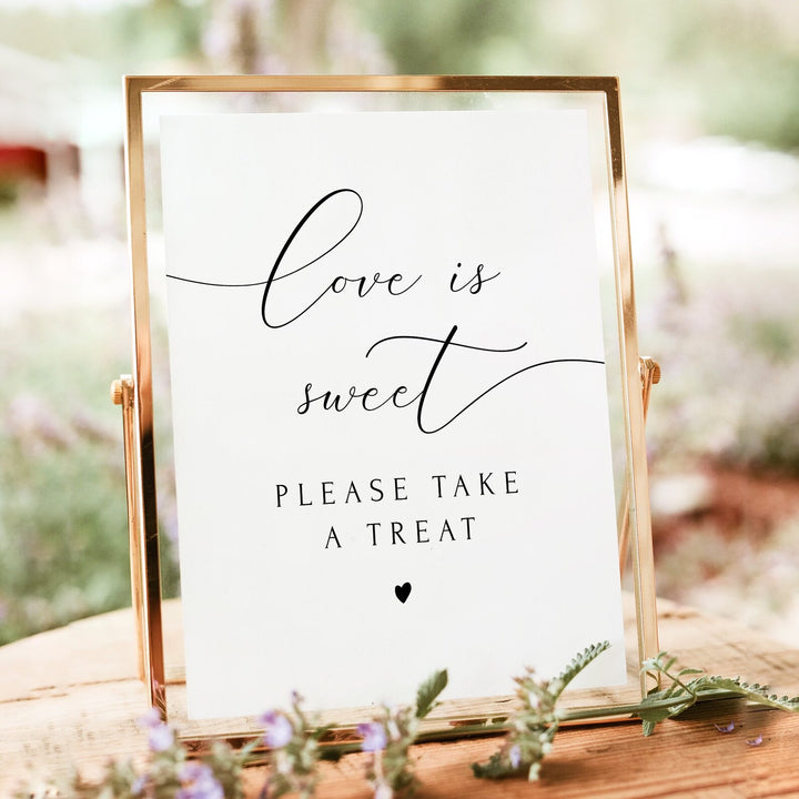 ASHER Love is Sweet Treat Sign