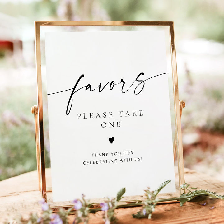 BLAIR Favors Thank You Sign