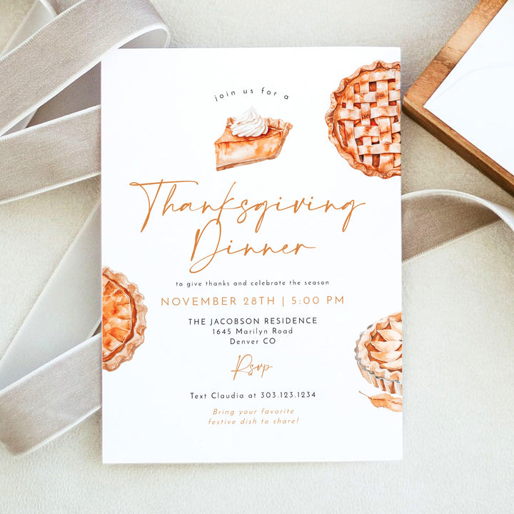MABEL Thanksgiving Dinner Invitation