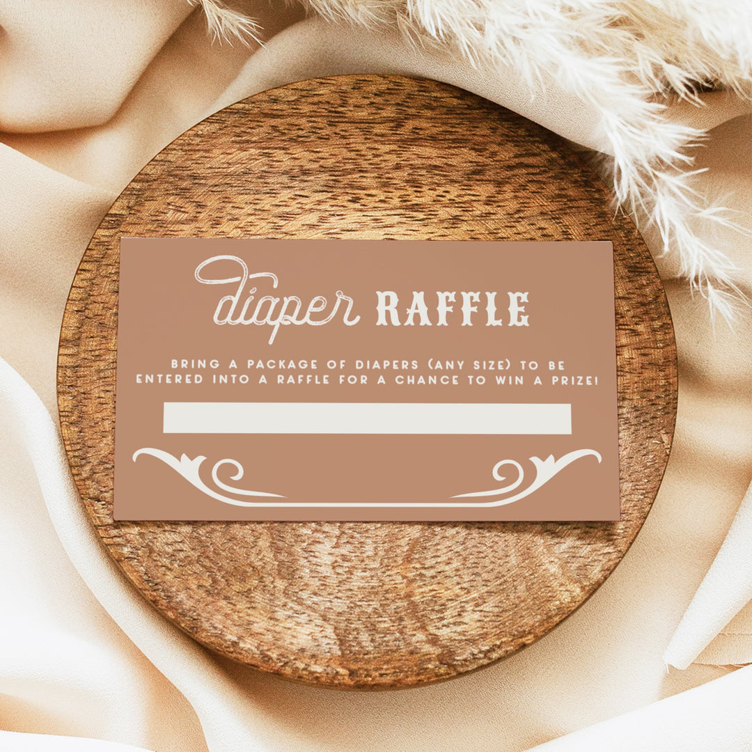 WYNONA Little Cowboy On the Way Blue Western Baby Shower Invitation Suite
